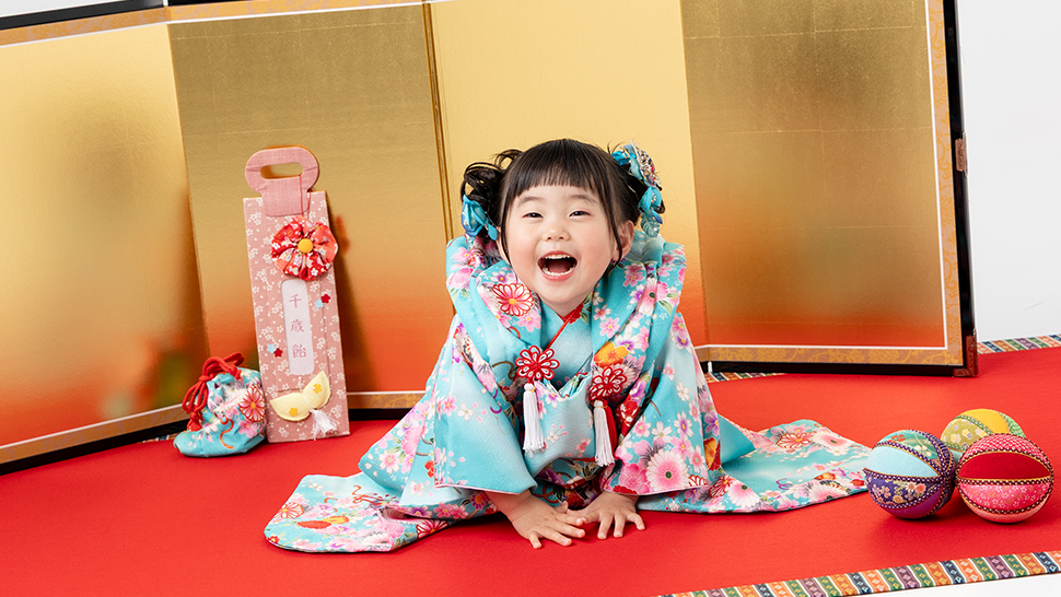 3歳 七五三 スタジオ 神社 撮影 京都 スタジオクレアーレ