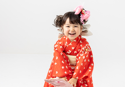 京都市 写真館 スタジオクレアーレ 七五三 3歳 女の子