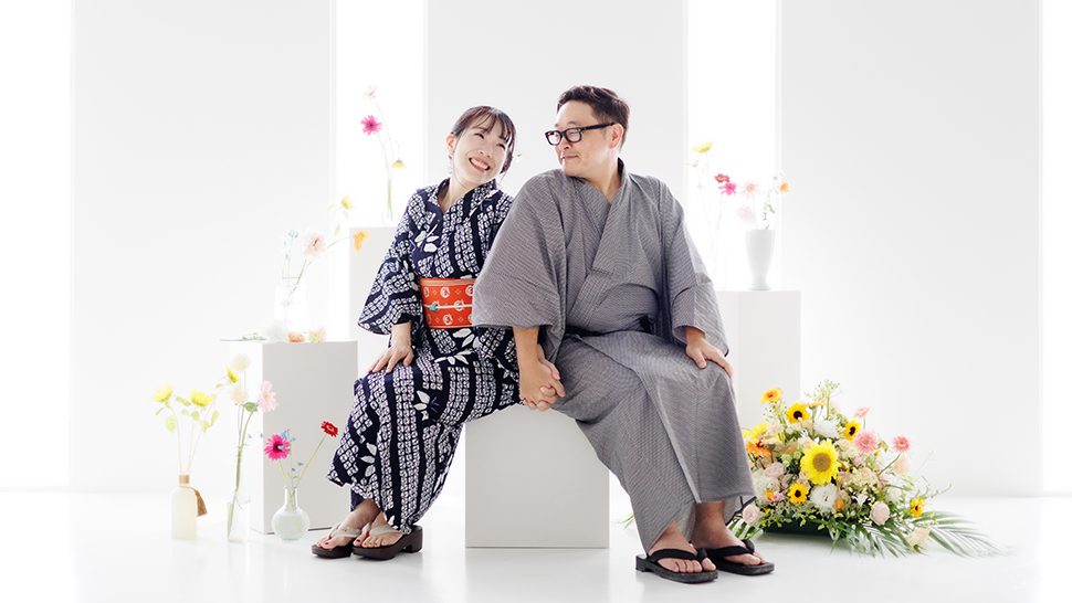 京都市 写真館 スタジオクレアーレ 撮影会 花 セット 家族写真 ペット 子供写真 記念写真 カップルフォト