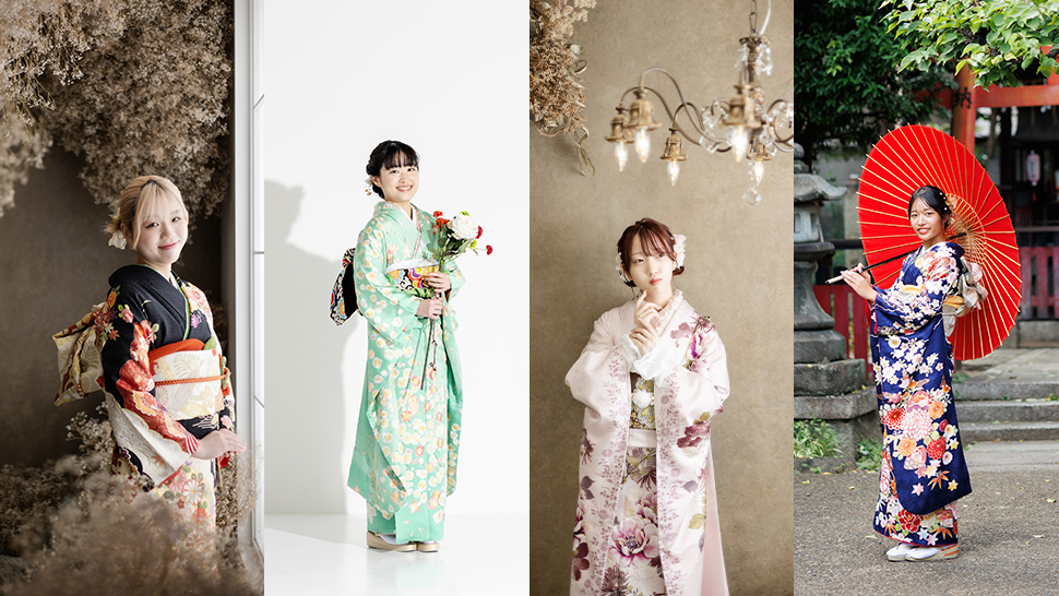 振袖 パーソナルカラー 春夏秋冬 イエベ ブルベ 比較