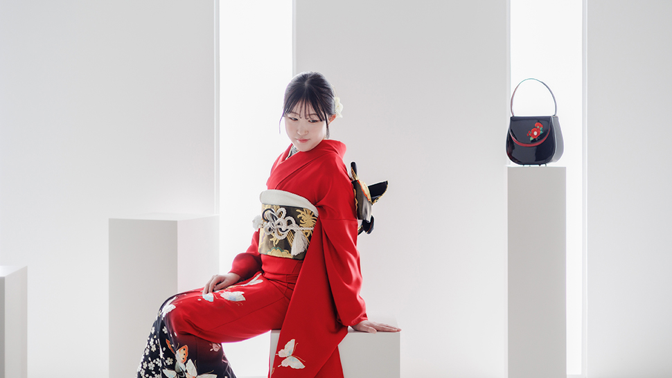 振袖 ブルべ冬 ウィンター パーソナルカラー 京都 写真館 スタジオクレアーレ