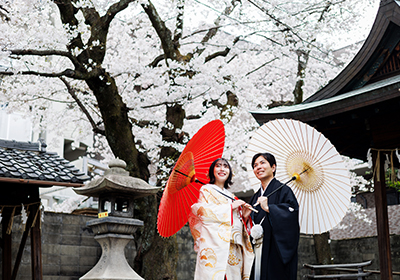 京都 フォトウェディング 和装 霊光殿天満宮 スタジオクレアーレ