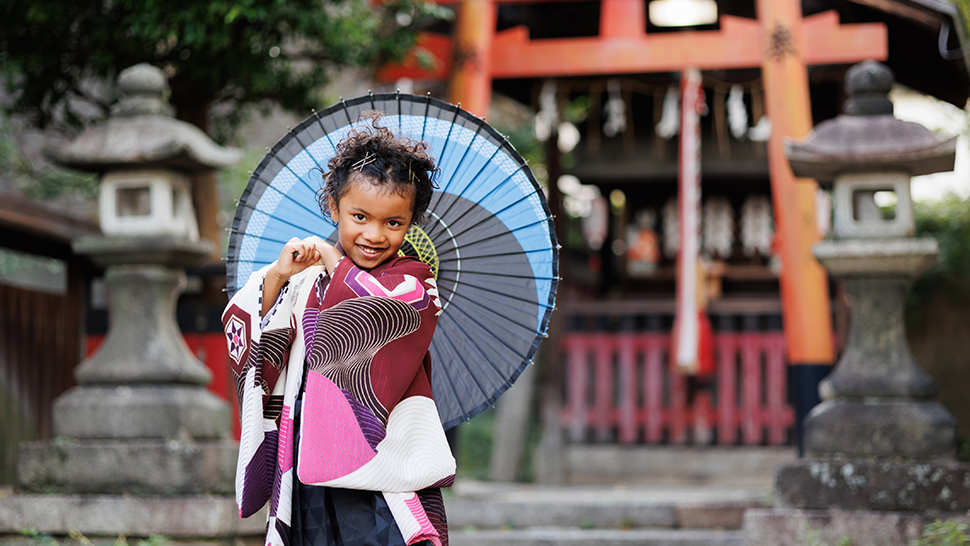 七五三 撮影 スタジオ 神社 ロケーション 京都市 スタジオクレアーレ