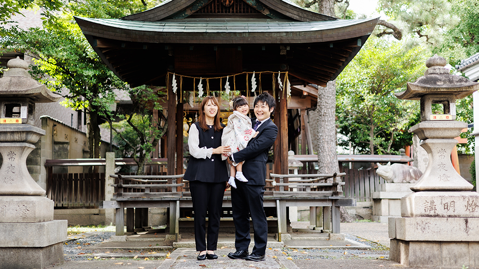 七五三 満足 家族 笑顔 京都市 スタジオクレアーレ