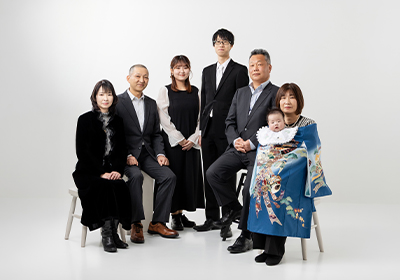 お宮参り 家族 祖父母 誰と行く 京都 スタジオクレアーレ