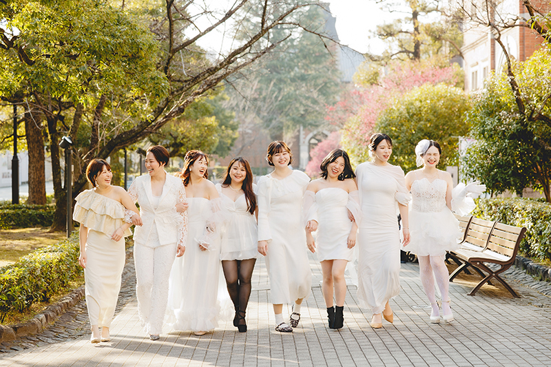 京都市 写真館 スタジオクレアーレ グループ写真 友達