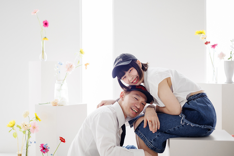 京都市 写真館 スタジオクレアーレ グループ写真 友達 カップルフォト