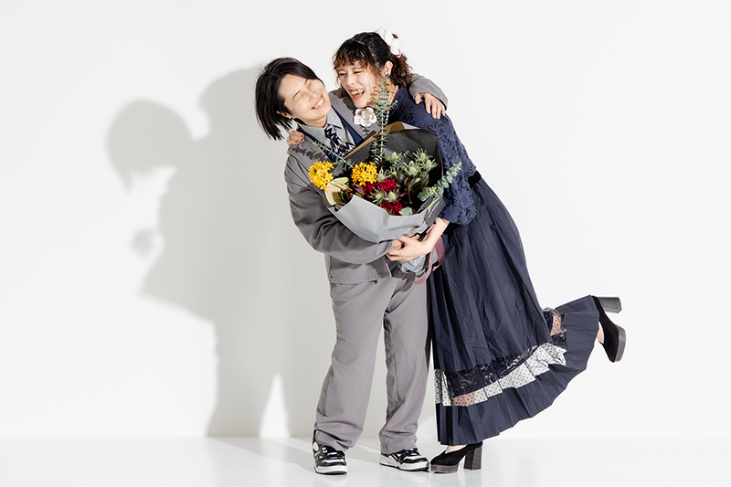 京都市 写真館 スタジオクレアーレ グループ写真 友達 カップルフォト