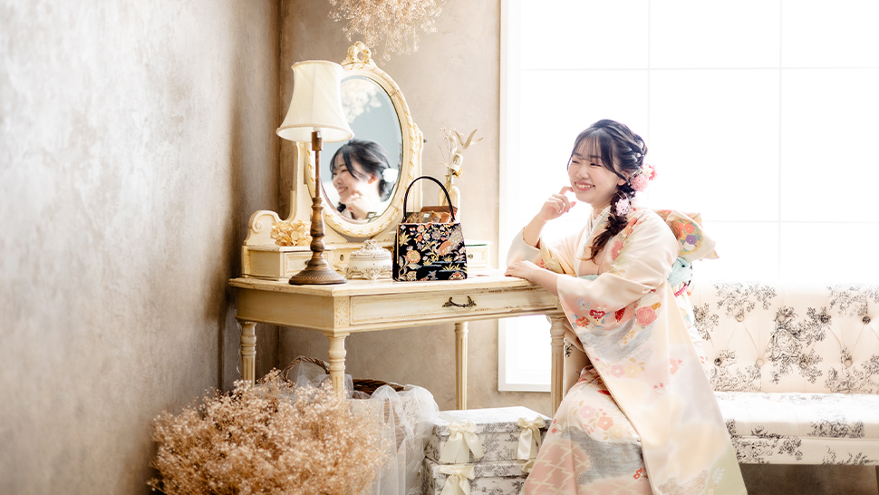 京都市上京区 写真館 スタジオクレアーレ 撮影 成人式 振袖写真