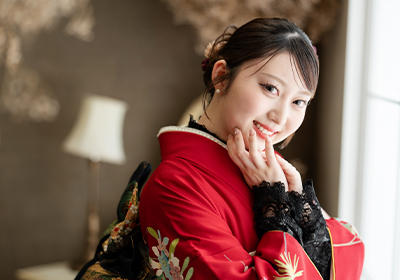 京都市 上京区 写真館 フォトスタジオ 成人式 振袖 ママ振 レンタル 着付け ヘアメイク 写真 スタジオクレアーレ