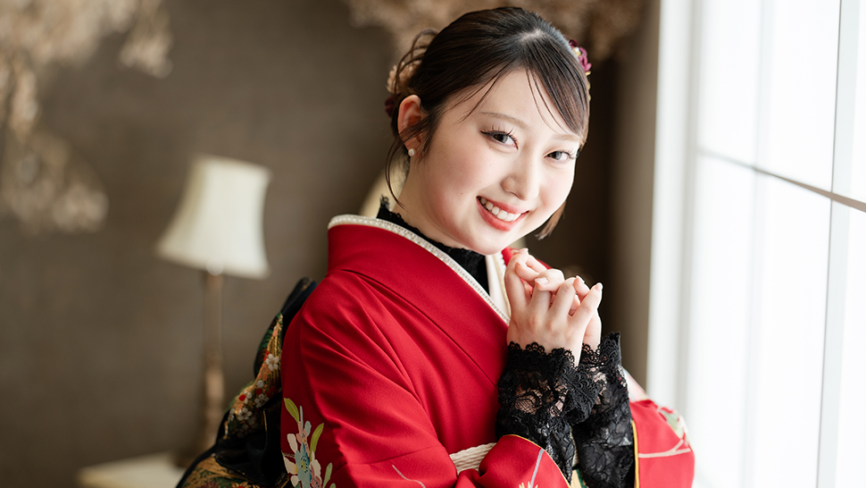 京都市 上京区 写真館 フォトスタジオ 成人式 振袖 ママ振 レンタル 着付け ヘアメイク 写真  前撮り スタジオクレアーレ
