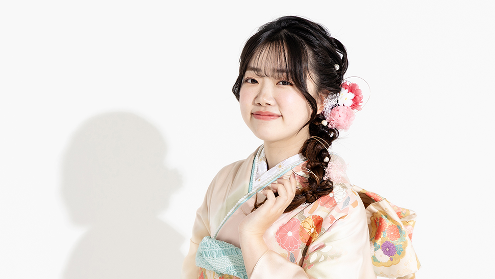 成人式 編みおろし ヘアアレンジ 振袖 髪型 京都 写真館 スタジオクレアーレ