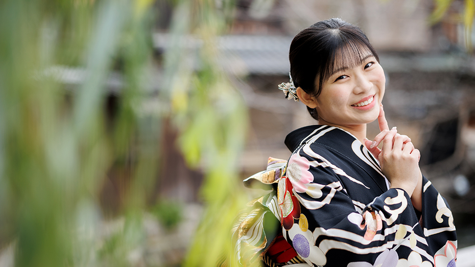 成人式 ヘアスタイル 振袖 京都 スタジオクレアーレ 着付け ヘアメイク 前撮り