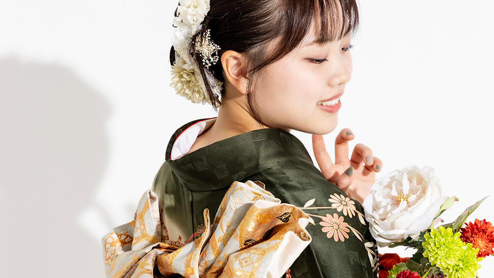 京都市 写真館 成人式 成人記念 振袖 準備 スタジオクレアーレ