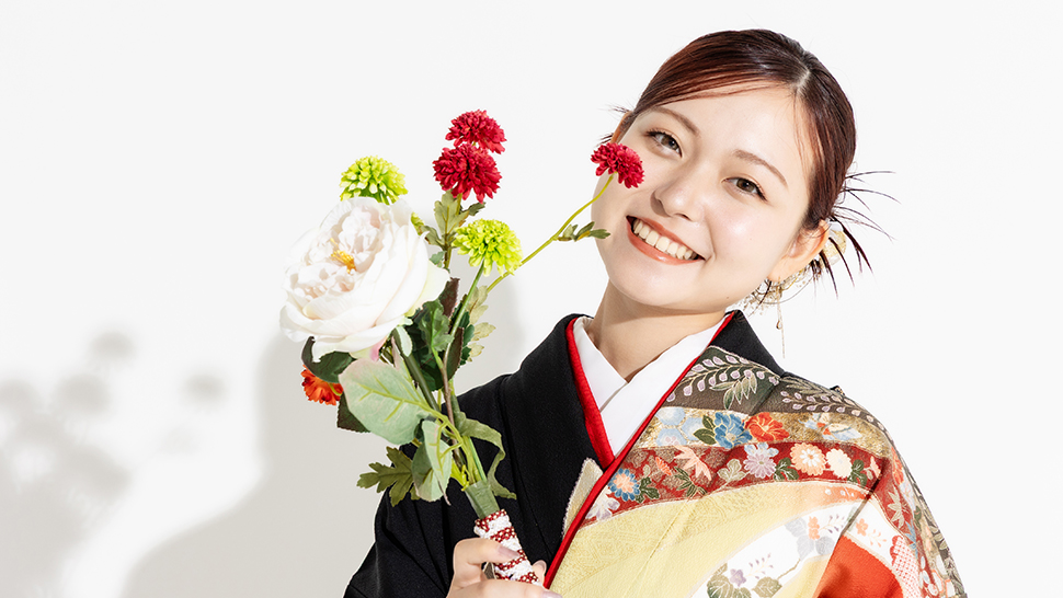 成人式 カチモリヘア 京都 写真館 スタジオクレアーレ 着付け ヘアメイク