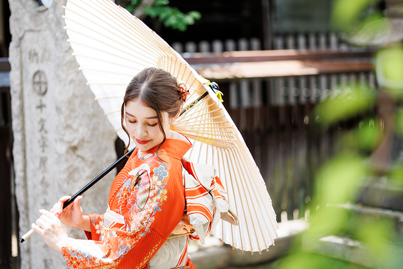 京都市 成人式 前撮り 後撮り 振袖 着付け ヘアメイク 写真館 スタジオクレアーレ