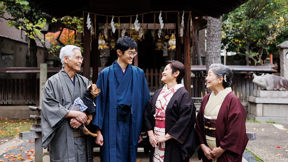 成人式 家族写真 記念写真 京都 スタジオクレアーレ