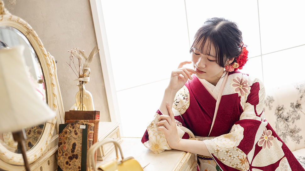 成人式 前撮り 撮影 ロケーション 京都 写真館 スタジオクレアーレ