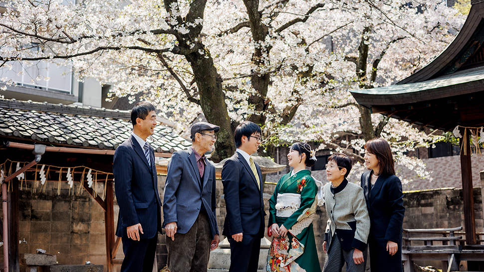 成人式 家族写真 親 前撮り 京都 上京区 写真館 スタジオクレアーレ