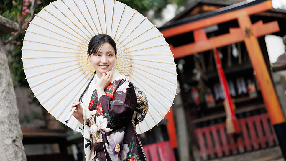 京都市 写真館 成人式 スタジオクレアーレ 前撮り 後撮り 当日 支度 着付け ヘアメイク