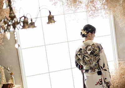 京都市 写真館 成人式 スタジオクレアーレ 前撮り 後撮り 当日 支度 着付け ヘアメイク