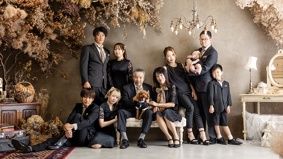 京都市 写真館 上京区スタジオクレアーレ キャンペーン 家族写真 友達写真　カップルフォト